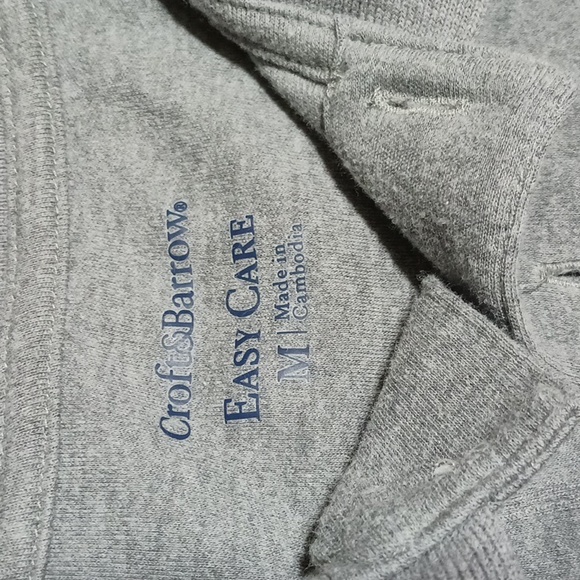 Croft & Barrow Easy Care Soft Grey Polo Sz M - Picture 12 of 14